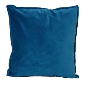 40cm Teal Velvet Cushion