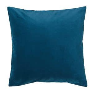 50cm Dark Turquoise Velvet Cushion