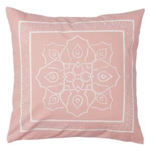 50cm Pink Patterned Cushion