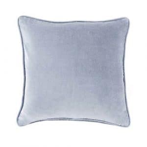 40cm Cornflower Blue Velvet Cushion