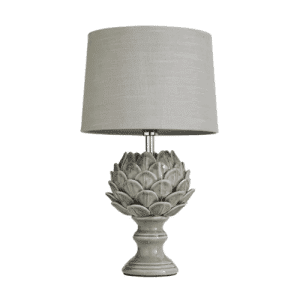 Grey Artichoke Table Lamp