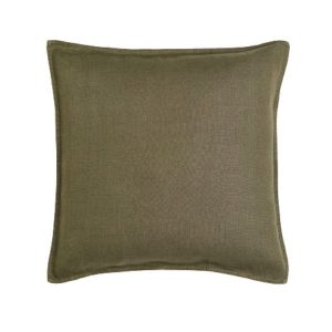 50cm Khaki Linen Cushion