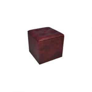 Oxblood Chesterfield Cube Seat