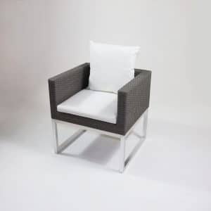 Rattan Grey Dining Chair