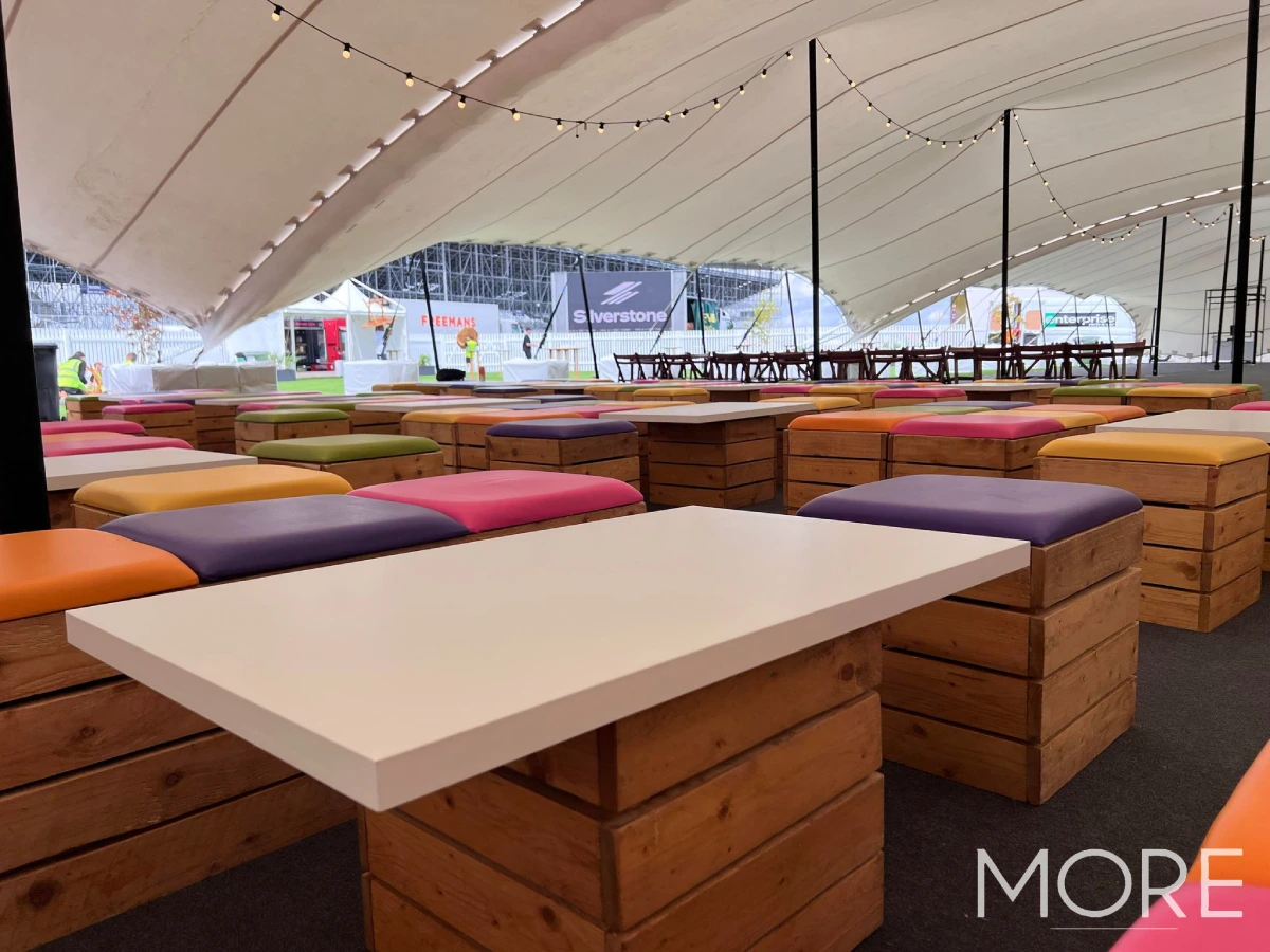 Silverstone F1 hospitality furniture hire
