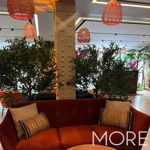Brown Rattan Ceiling Shade