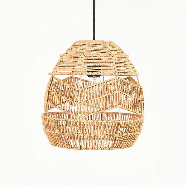 Brown Rattan Ceiling Shade