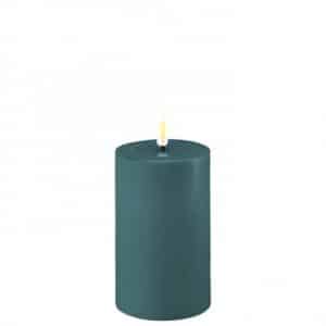 Jade Green LED Candle 12.5cm high