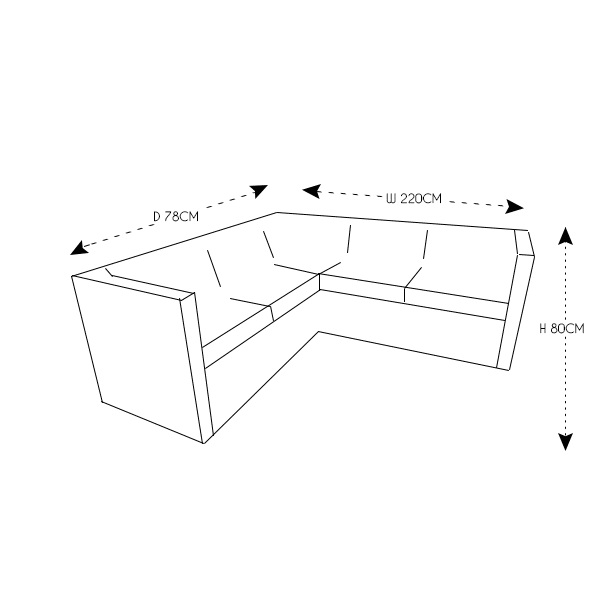 Rustic Corner Sofa Set