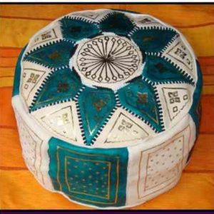 Moroccan Turquoise Pouffes